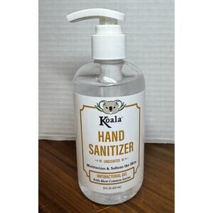 Koala Hand Sanitizer Unscented Antibacterial Gel 8oz NEW